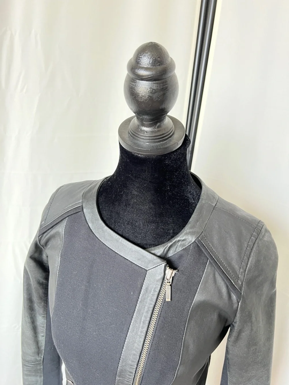 Anthropologie Elevenses Fosters Moto Leather Jacket